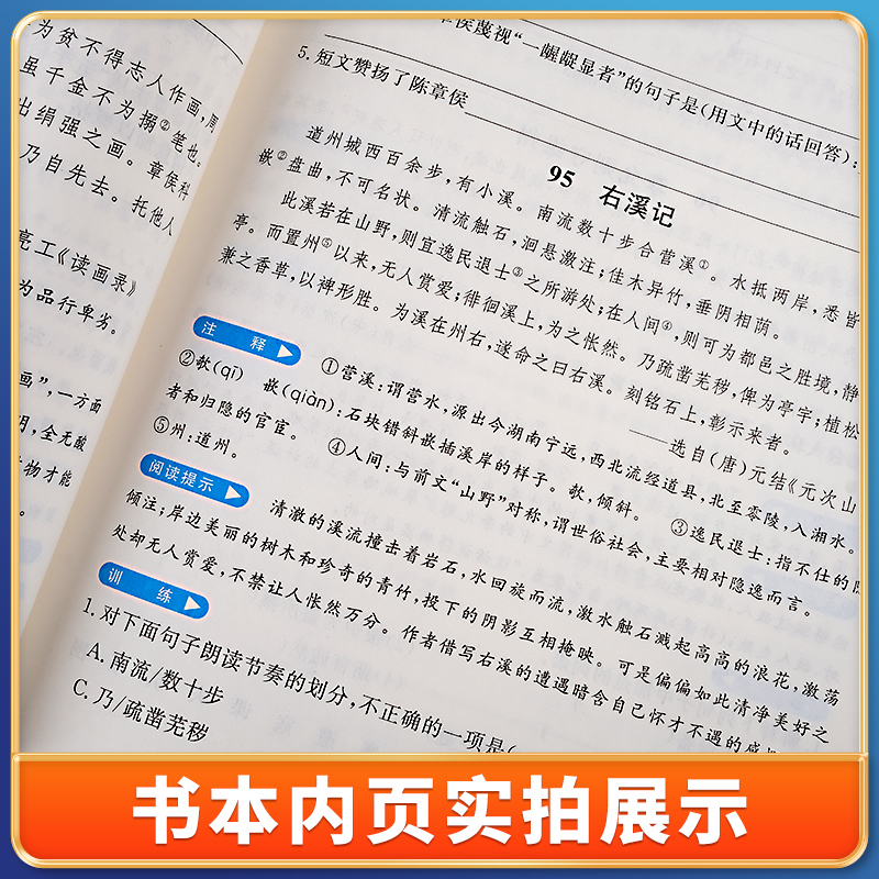 初中文言诗文拓展集训走进重高培优讲义七八九年级上下册语文初中文言文全解全练必背古诗词完全解读一本通初一初二初三人教版-图3