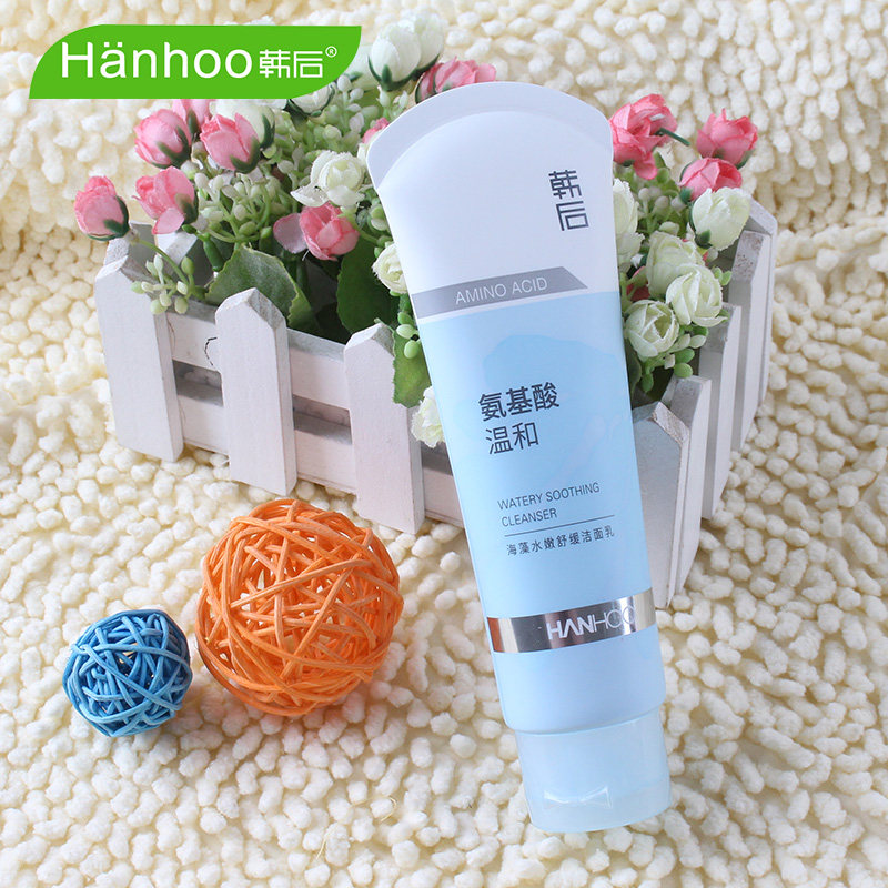 韩后海藻女氨基酸补水泡沫洗面奶 韩后贝臣洁面