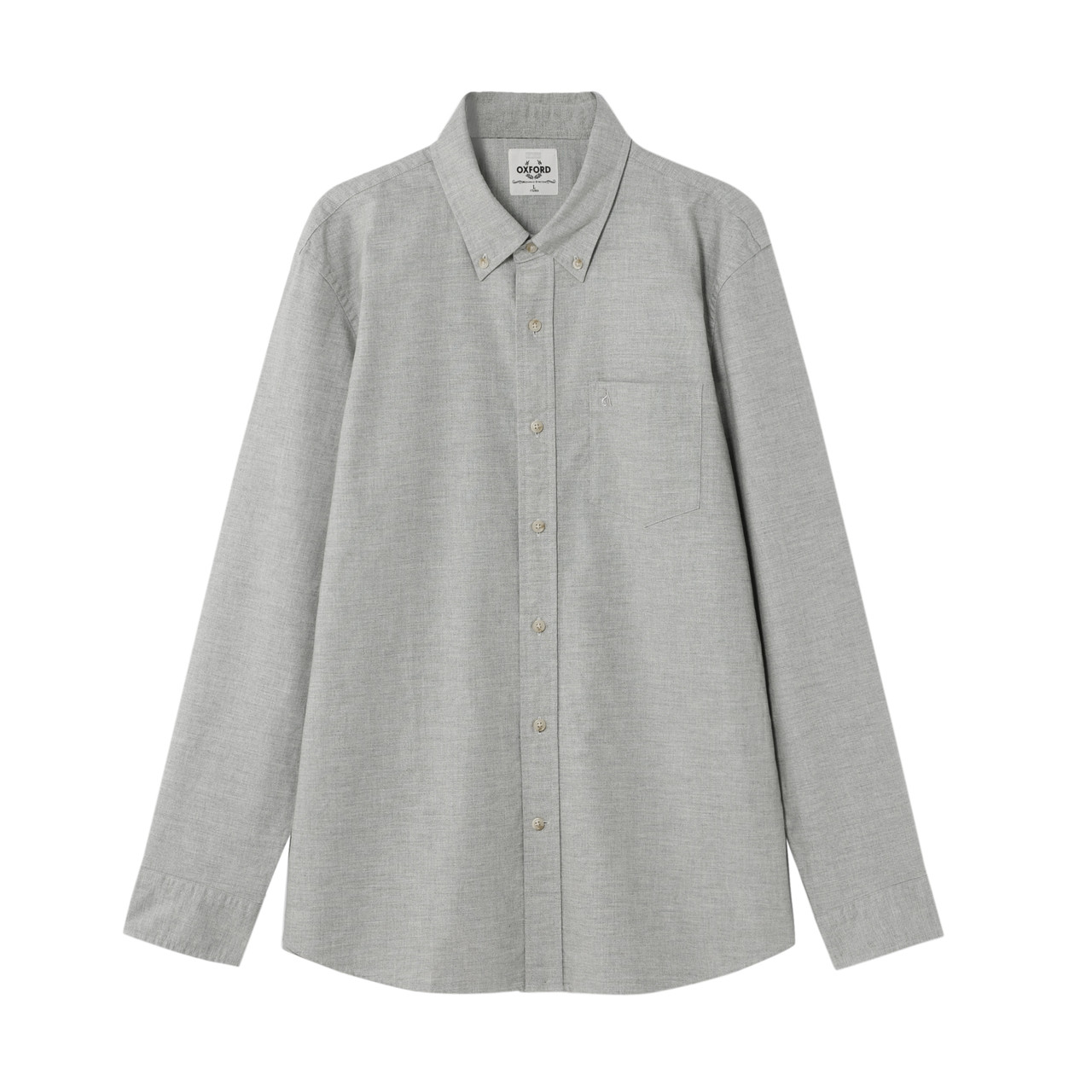 班尼路秋冬新款白色男牛津纺衬衫 baleno班尼路衬衫