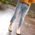 Quần bé gái mùa thu 2019 mới 3-5-7 tuổi cho bé phiên bản Hàn Quốc của quần thun bé trai quần jeans 6 - Quần jean Quần jean