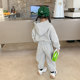 Girls autumn sports suit fashionable children's clothing two-piece set
