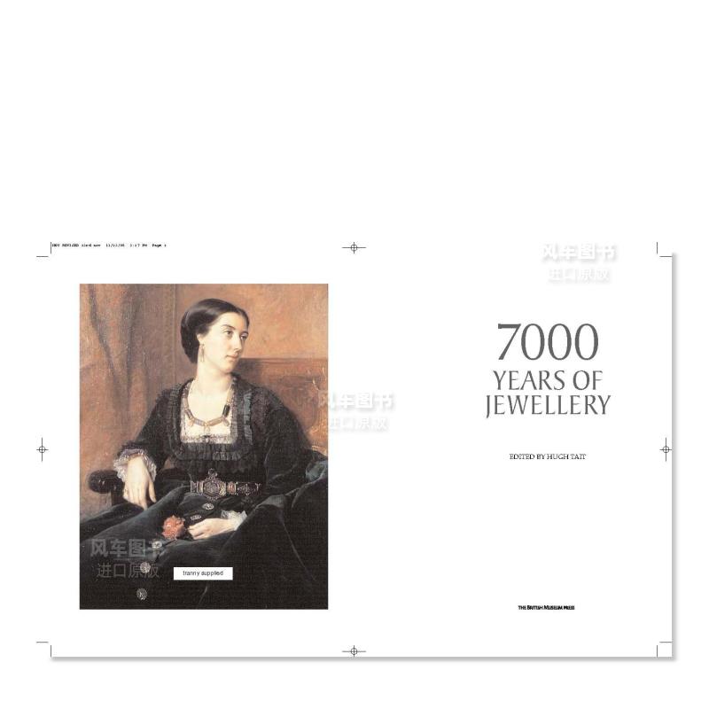 【预售】7000年珠宝收藏集 7000 Years of Jewellery英文时尚服装原版图书进口书籍Hugh Tait and Carol Andrews - 图1