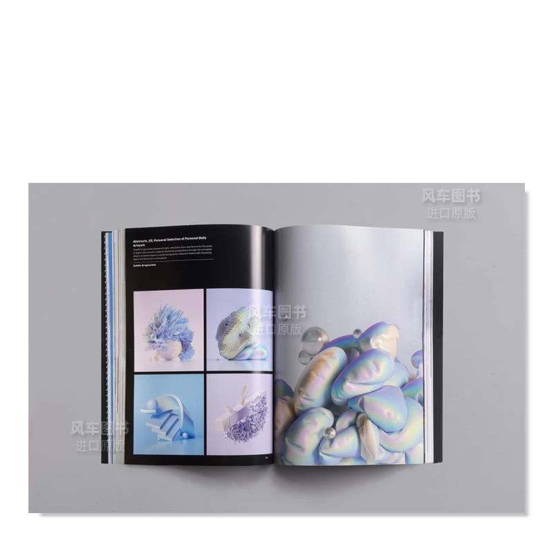 【预售】色彩系列08：彩虹色：设计中的全息图 PALETTE 08  Iridescent  Holographics in Design 英文原版平面设计书籍 - 图0