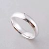 999 sterling silver ring for men and women, solid silver ring, glossy opening, adjustable couple ring, birthday gift for boyfriend
