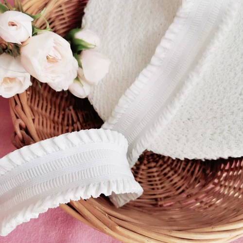 Аксессуары для одежды DIY, с высоким эластичным лотосным сантиметровым сантиметром плиссированных кружев