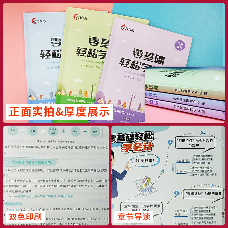 配网课】零基础学会计出纳税务报税财务会计准则实操做账入门零基础自学教程教材书一本书读懂财报精通视频课程中欣会计教练建筑政 - 图0