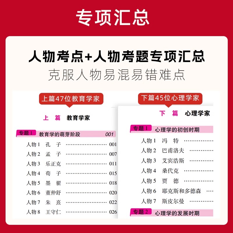 招教常考人物宝典2023年山香教育教师招聘考试用书教育学家心理学家人物考编制招教特岗专用教材口袋书书籍中学小学全国通用河南省 - 图2