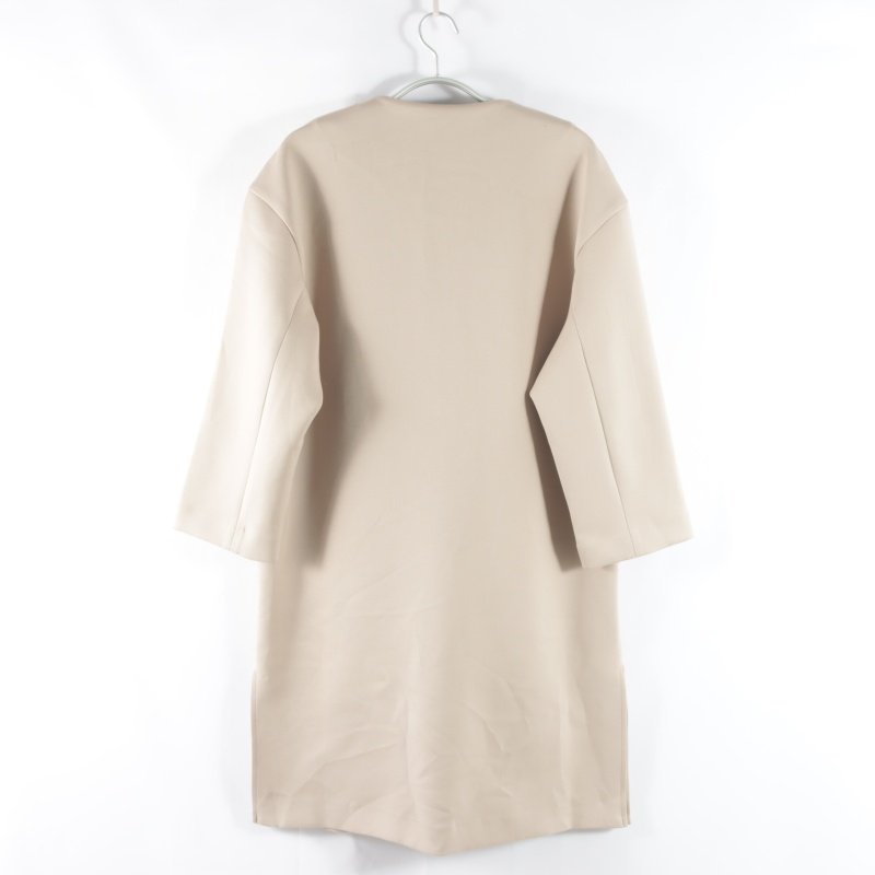 日单新款通勤百搭V领两粒按扣直筒显瘦女纯色时尚长袖中长款外套,淘宝优惠券,粉丝福利购,淘宝优惠卷