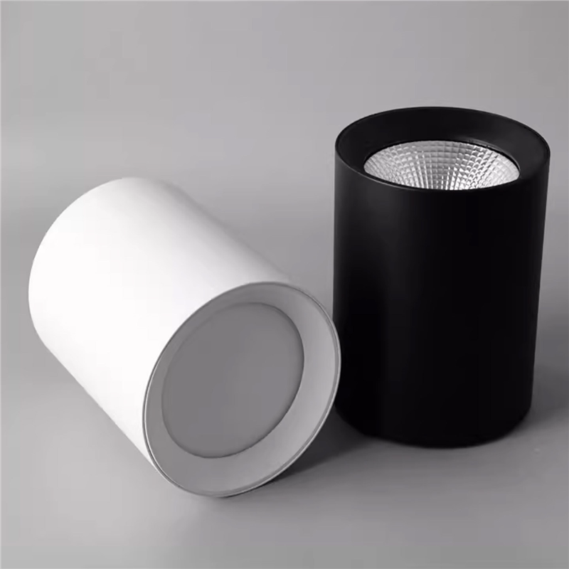 Led surface-mounted downlight shooting ceiling bucket
