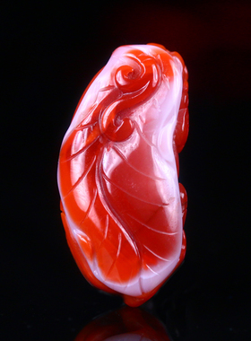 梅林达男女南红玛瑙生肖牛吊坠