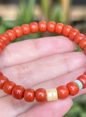 梅林达旗舰店天然南红玛瑙手串