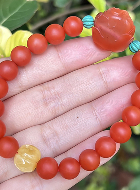 梅林达旗舰店天然南红玛瑙