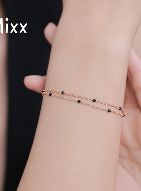 Mixx靡诗925银波波球网球手链