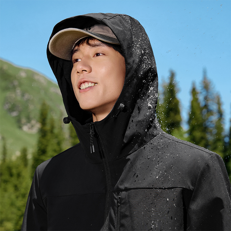 361运动外套男2024冬季新款三合一防水防风风衣户外登山服冲锋女