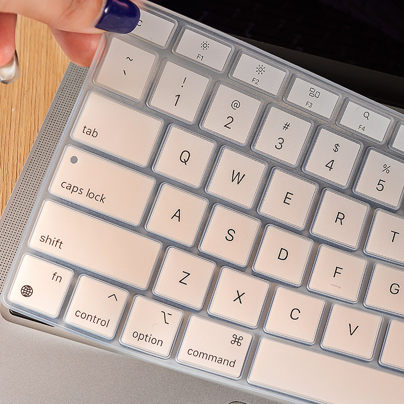 适用苹果电脑键盘膜macbook笔记本air13英寸pro14液态硅胶m2超薄m1功能mac保护16快捷键12全覆盖15贴膜13.3