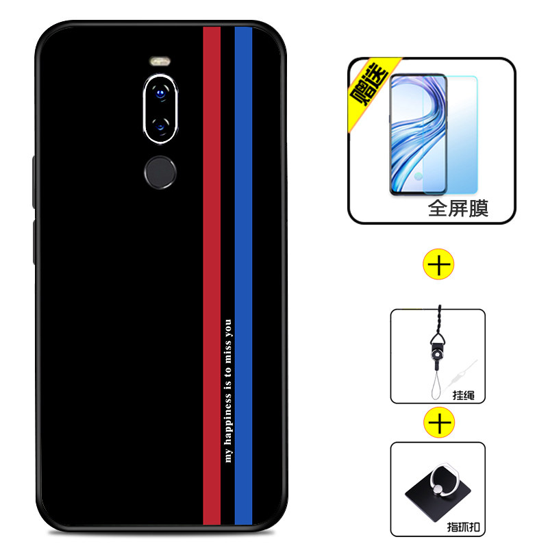 适用魅族X8手机壳魅蓝X8保护套M852Q防摔全包软超薄情侣潮牌网红男液态硅胶女个性创意魔方形直边打工人定制 - 图3