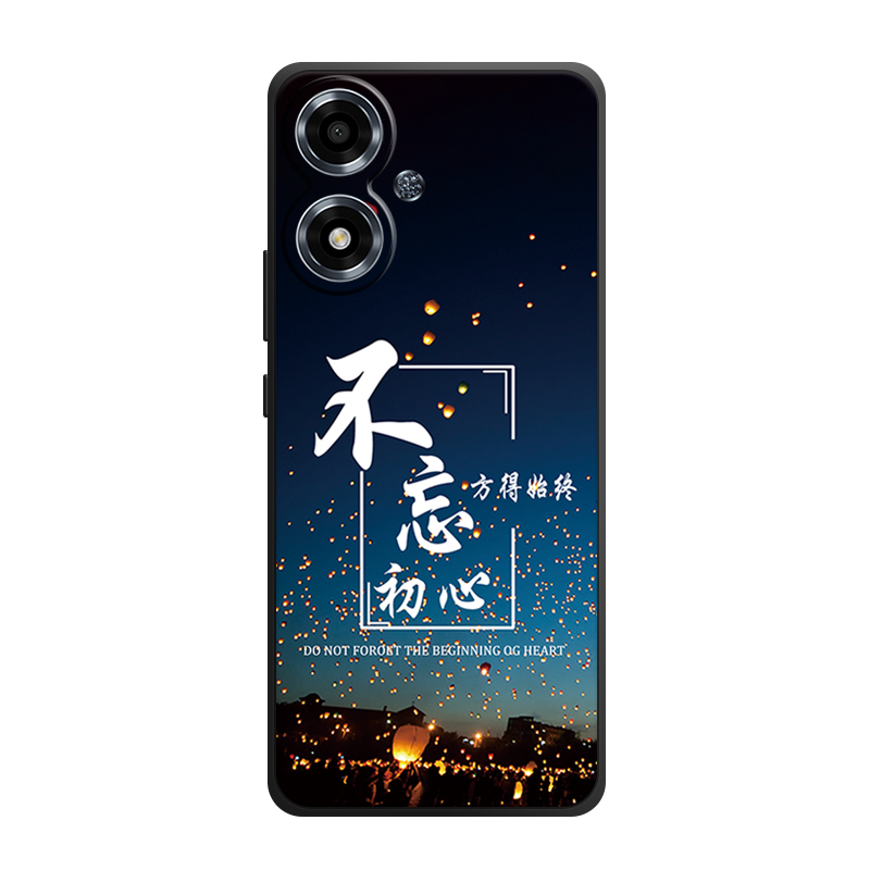 oppoA2M手机壳oppo A2m保护套5G版防摔全包软超薄情侣潮网红男液态硅胶女个性创意简约新款直边初心不变定制 - 图0