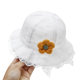 Baby Hat Spring and Autumn Flin lindo flor de encaje para niña pescador gorro de pescador
