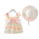 Deformed Miaomiao House Baby Girl Jumpsuit Vest Dress Summer Clothes