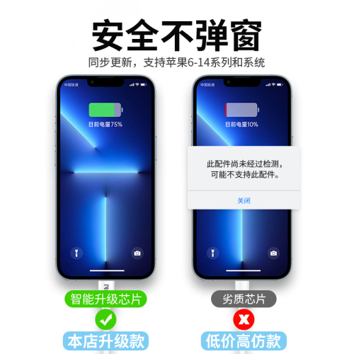 能适适用苹果iPhone13快充14数据线15充电线12promax手机11车载PD20W加长8plus短usb-c器iPad平板2米XRXs6s