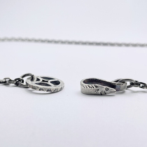 Roll Tail Fish Original Personality Design Generation With Fish Money 925 Pure Silver Necklace Taijiao Chain Feather 100 matching piece