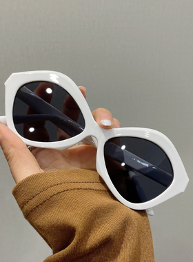太阳镜女2022年新款防紫外线墨镜高级感圆脸大脸简约gm眼镜显脸小