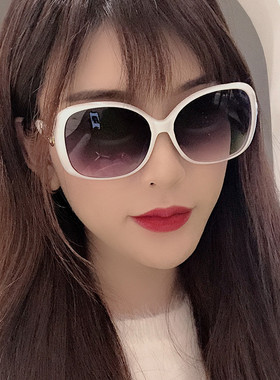 墨镜复古风圆脸显瘦街拍太阳镜