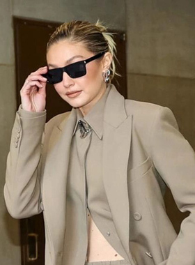 太阳镜2024年新款海边墨镜女防紫外线高级感gm夏黑色眼镜时尚复古