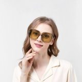 Трендовые модные ретро солнцезащитные очки, защита от ультрафиолета, популярно в интернете