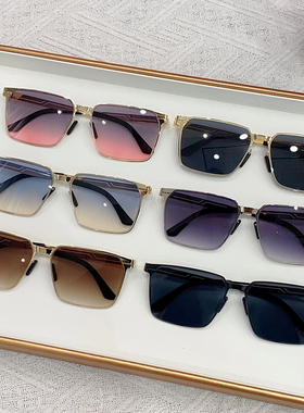 【亏本清仓】墨镜女大脸显瘦潮复古防紫外线强光太阳眼镜男网红款