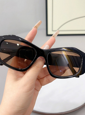 【亏本清仓】太阳镜海边墨镜女防紫外线高级感夏黑色眼镜时尚复古