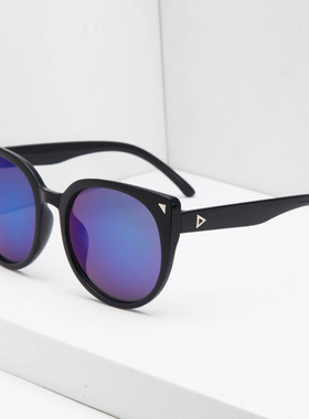 清仓墨镜女夏防紫外线太阳镜男小脸款黑色高级感gm眼镜复古