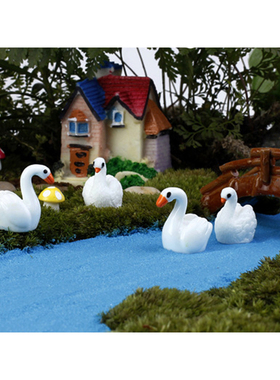 可爱动物树脂玩偶儿童过家家玩具