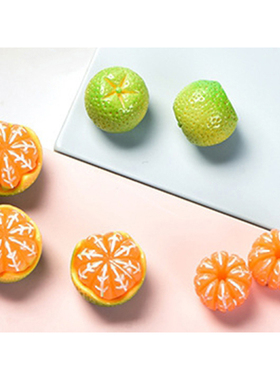 可爱水果树脂模型孩子过家家玩具