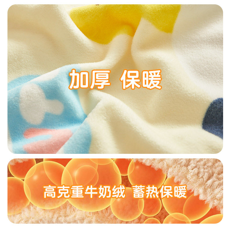 幼儿园被子三件套冬季加厚牛奶绒宝宝被套冬天被褥儿童床品六件套,淘宝优惠券,粉丝福利购,淘宝优惠卷