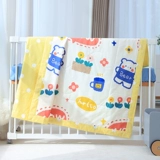 Детское хлопковое прохладное одеяло, летнее летнее одеяло для детского сада для сна, можно стирать