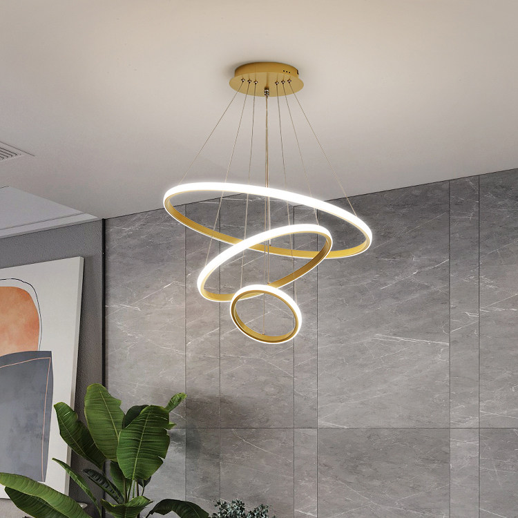 广东中山灯具餐厅吊灯三环吧台饭厅饭桌led现代简约网红吊灯北欧,淘宝优惠券,粉丝福利购,淘宝优惠卷