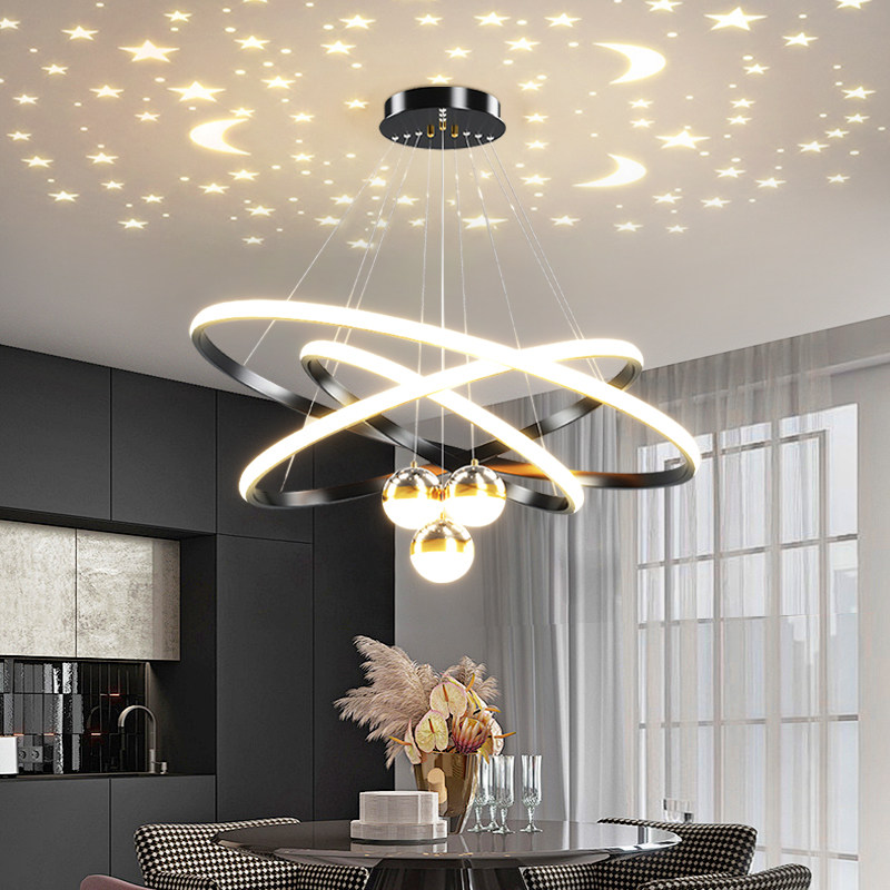 广东中山灯具餐厅吊灯三环吧台饭厅饭桌led现代简约网红吊灯北欧,淘宝优惠券,粉丝福利购,淘宝优惠卷