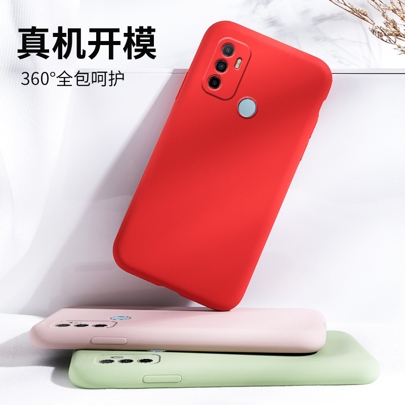 oppoA32手机壳oppo液态硅胶A32保护套opa镜头全包oppa防摔opopa软壳外壳0pp0男女潮PDVMOO可爱opooa网红ins风 - 图3