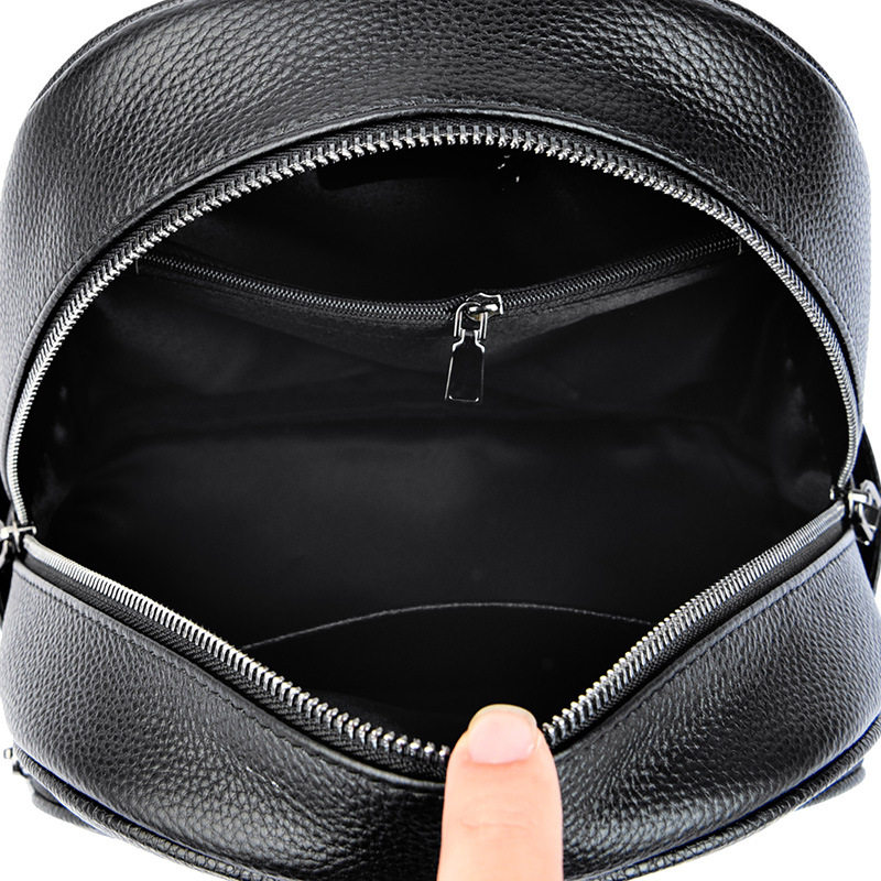 双肩包女真皮高级感头层牛皮简约时尚潮百搭双肩背包手提包斜挎包,淘宝优惠券,粉丝福利购,淘宝优惠卷