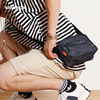 Classic horizontal square small square bag high-density nylon ultra-light water-resistant and gender-free casual mobile phone small backpack