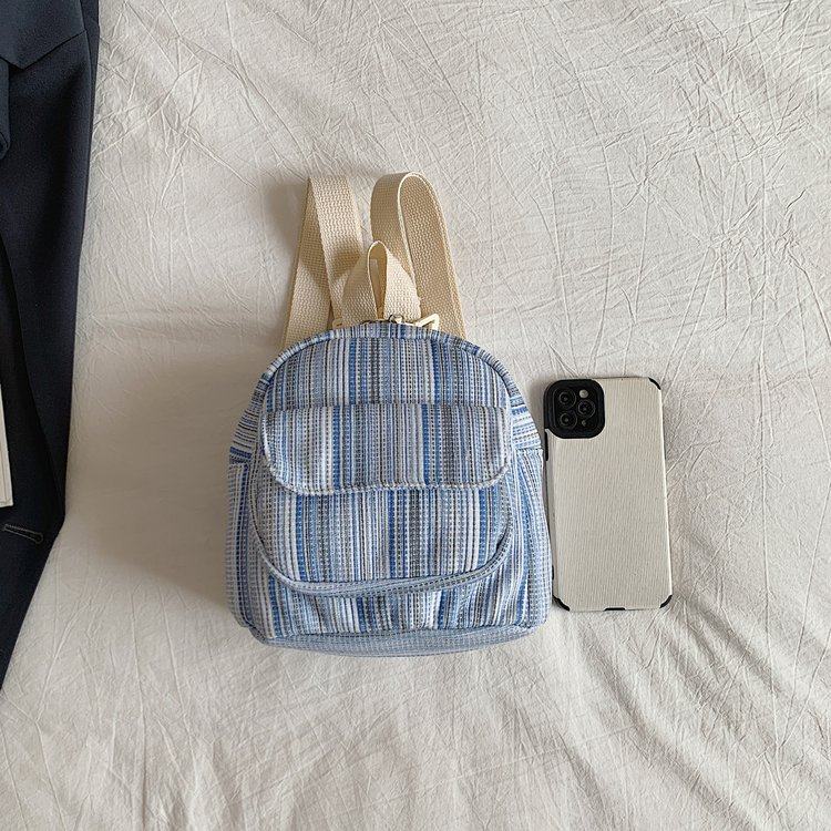 高级感格子双肩包女2025秋冬新款时尚百搭学生休闲迷你旅行小背包,淘宝优惠券,粉丝福利购,淘宝优惠卷