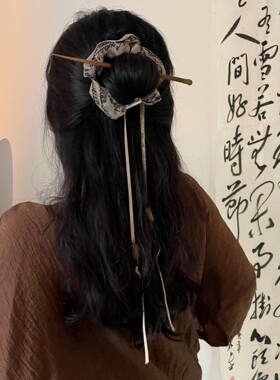 马面发簪古风新中式圈套新中式