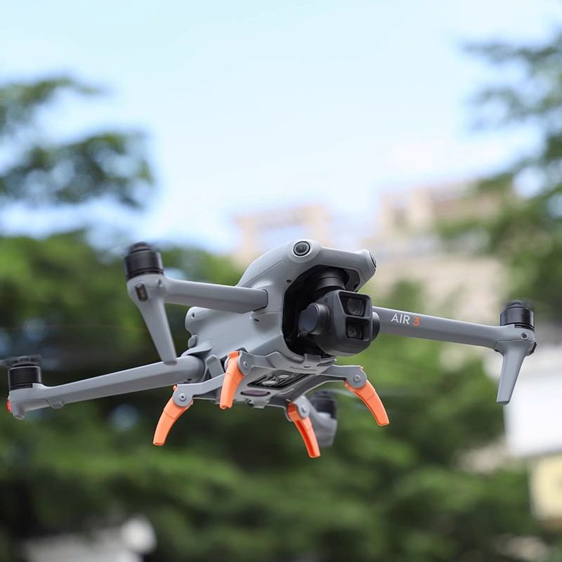 适用于大疆DJI AIR3增高脚架起落架免拆折叠支架脚垫防刮保护配件 - 图0