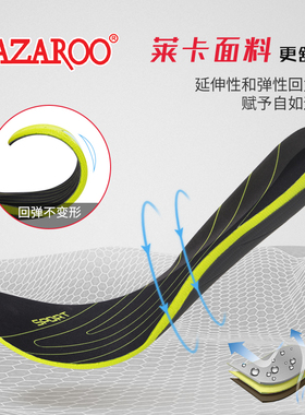 减震球员版抗扭加厚篮球运动鞋垫