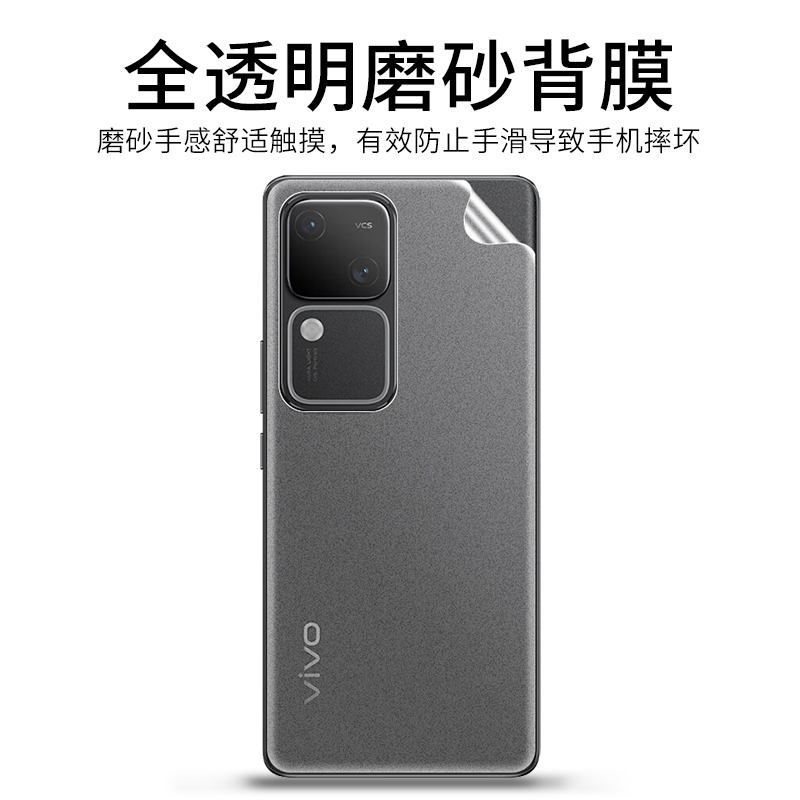 适用vivos18后膜s18pro手机背膜s18e镜头膜vivo后盖全包vivis水凝后壳贴纸vovos磨砂后背软膜背贴por钢化贴膜 - 图0