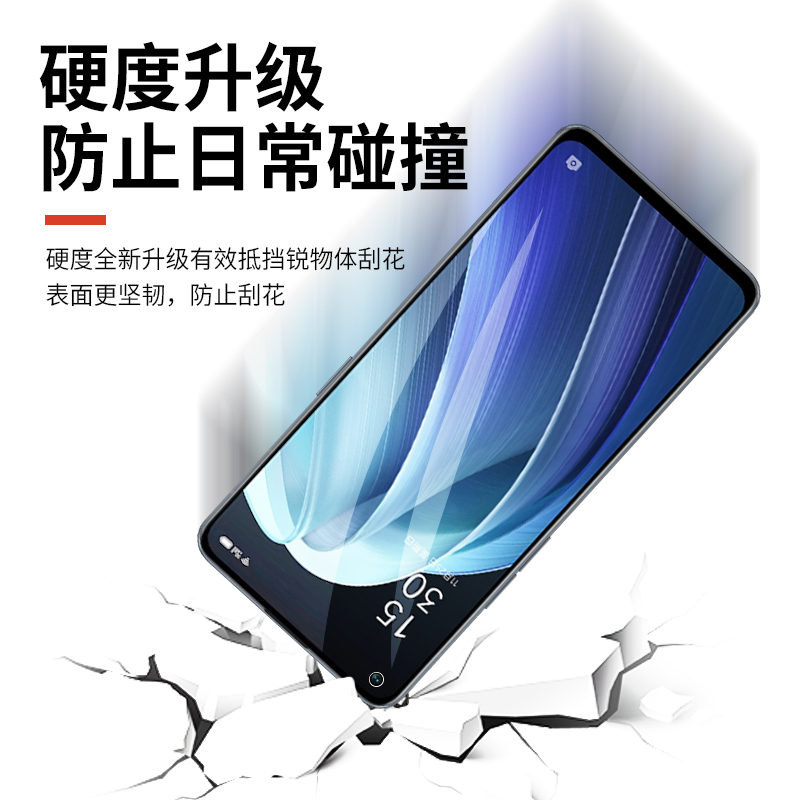 适用opporeno7钢化膜pro手机膜reno7se全屏oppo新款opopreno75g原装rone0pporeno5g防蓝光opooreno0pp0opp0 - 图1