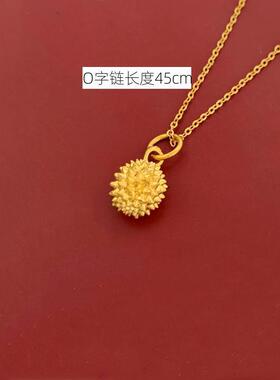 越南沙金镀金O字链女项链不掉色