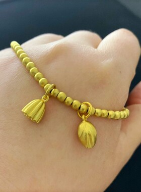 小众古法传承仿真两世欢黄金珠子