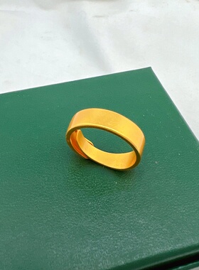 金店款越南沙金无事牌戒指